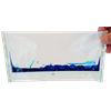 Encre de vérification du soudure. - Test de pénétration du colorant pour vérifier l’intégrité de soudure. Un liquide bleu pour enquêter sur tout canal ou soudure ouvert. Le liquide est réparti uniformément à l’intérieur du sac sur toute la longueur de la soudure.